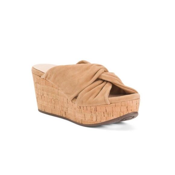 Chocolat Blu  Wiley Platform Wedge Sandal Sz 7M - Picture 1 of 7